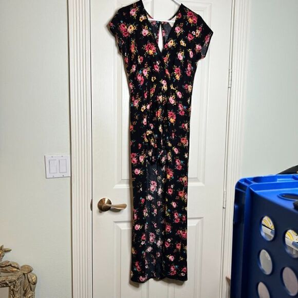 Lucy Love Jumpsuit Romper Maxi Dress sz Medium - Picture 3 of 8